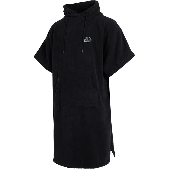 2023 Mystic Velour Changing Robe / Poncho 35018.21013 - Black